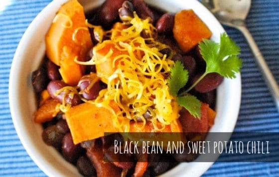 Seasonal Potluck: Sweet Potato and Black Bean Chili