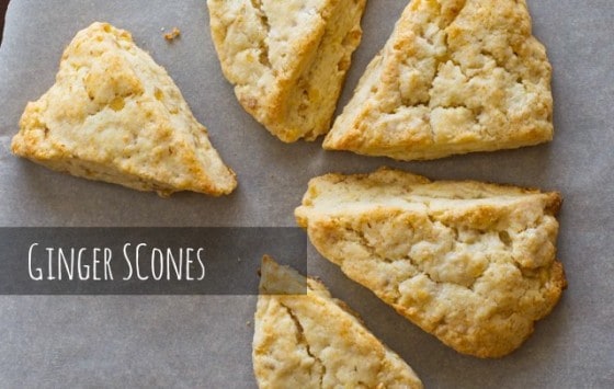 Ginger Scones