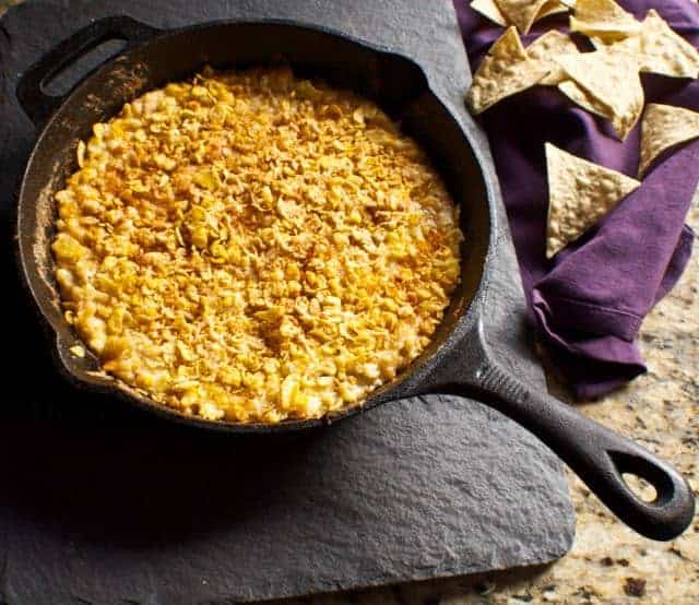 Roasted Corn Cheese Dip 