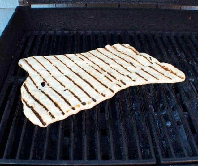 pizza crust with grill marks