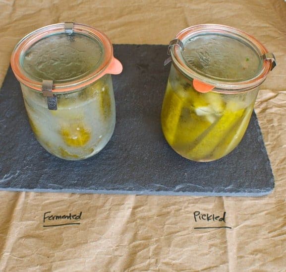 Fermented Pickles vs. Regular Pickled Pickles