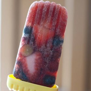 popsicle with fruit