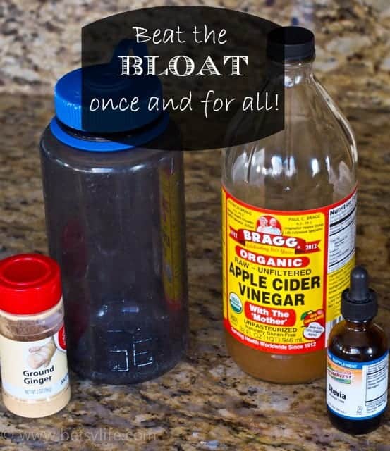 Beat the bloat by drinking this apple cider vinegar drink!