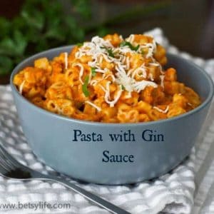 Pasta with Gin Sauce