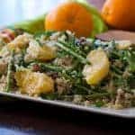 Quinoa Salad with Asparagus, Orange and Dates