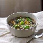 Vegetarian Black Bean and Kale Soup