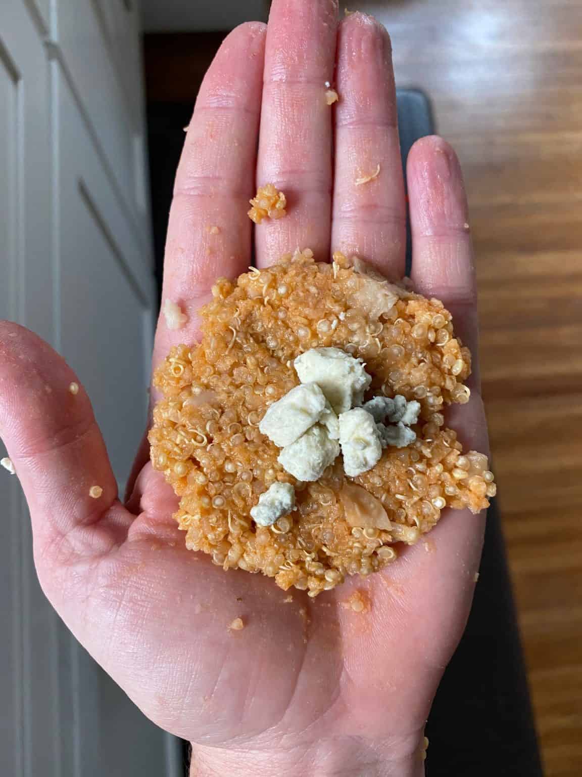 Buffalo Quinoa Bites (vegetarian, eggfree) Betsy Life