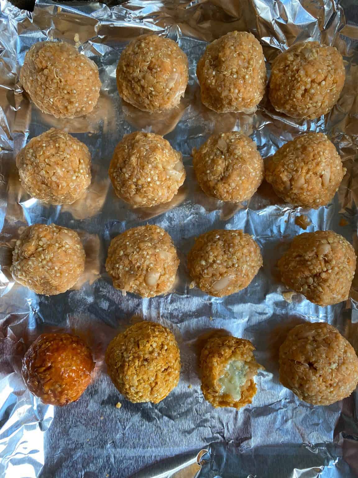 Buffalo Quinoa Bites (vegetarian, eggfree) Betsy Life