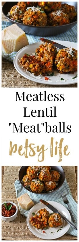 Vegetarian Lentil "Meat" Balls