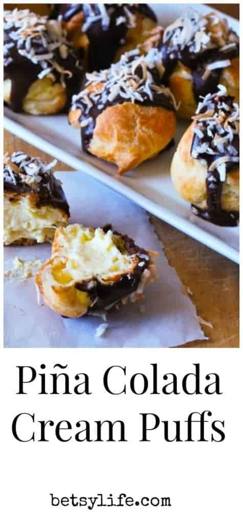 Piña Colada Cream Puff Recipe 