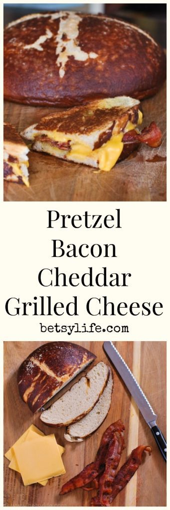 Pretzel Bacon Cheddar Grilled Cheese