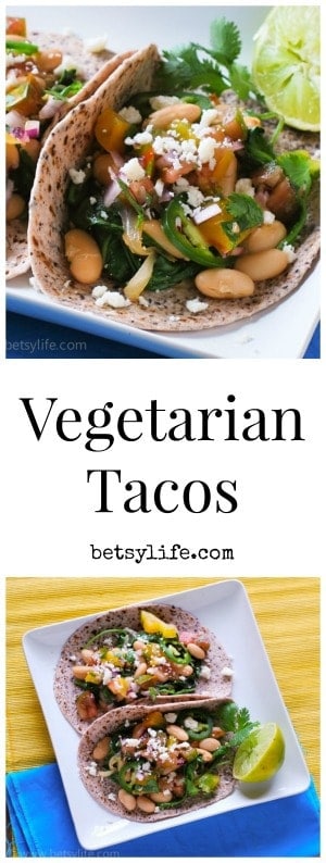 Vegetarian White Bean and Spinach Tacos