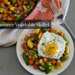 Summer Vegetable and Sausage Skillet