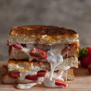 Strawberry Balsamic Grilled Cheese