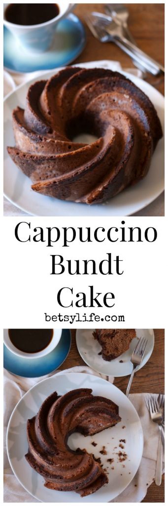 Cappuccino Bundt Cake | Betsylife.com 