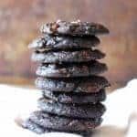 Dark Chocolate Salted Caramel Cookies