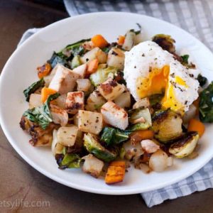 Chicken, Vegetable and Potato Hash