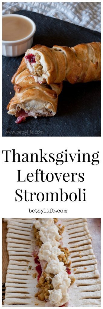 thanksgiving leftovers stromboli