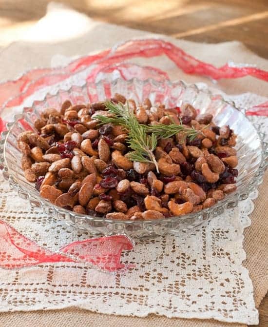 Vanilla Mixed Nuts with Cranberries 