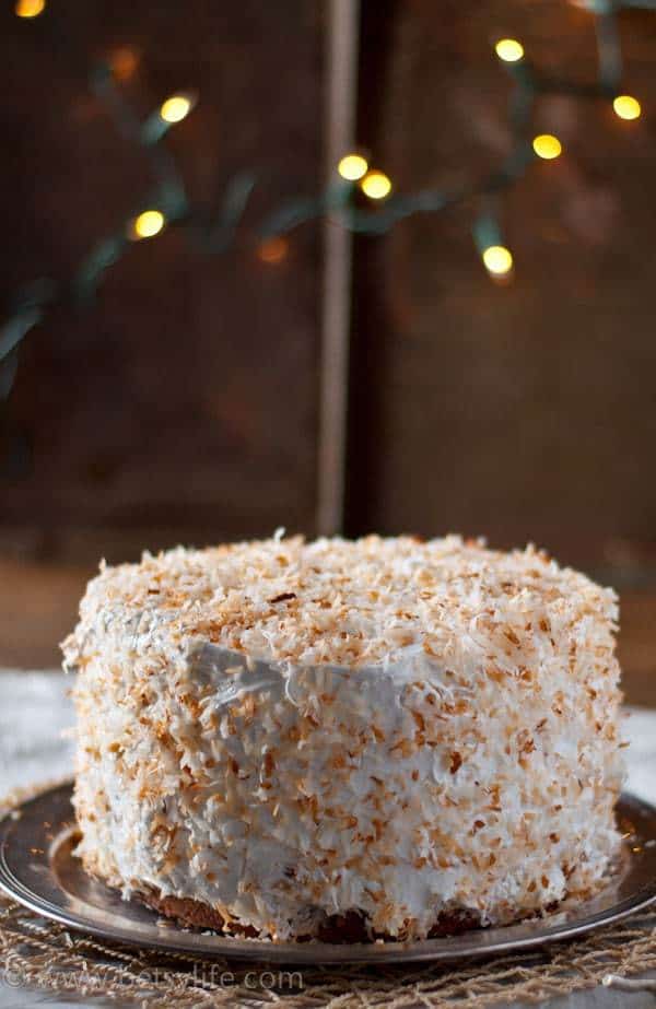 Southern Style Coconut Cream Cake 