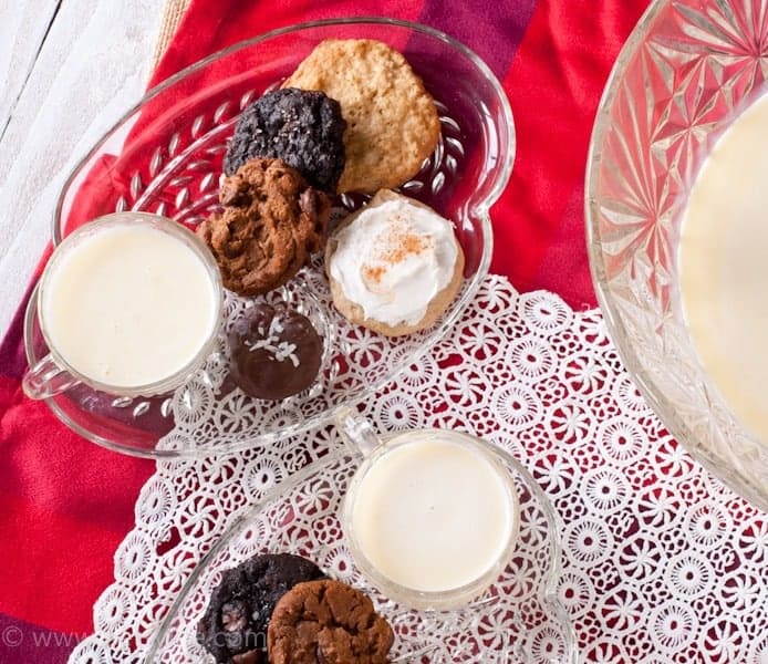 Coconut Eggnog! An awesome tropical twist on a holiday classic. 