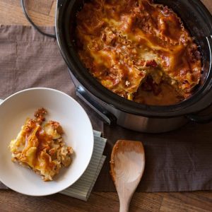 Healthy Slow Cooker Lasagna