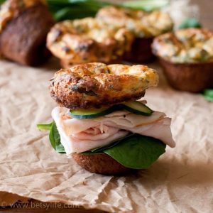 Spinach and Cheddar Popovers