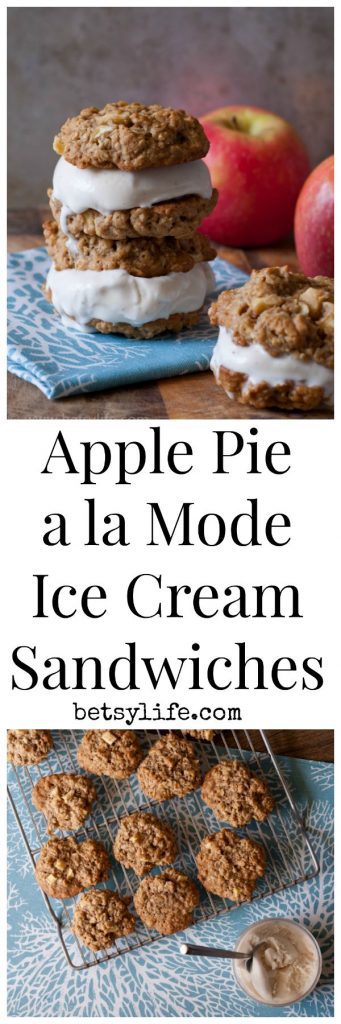 Apple Pie Ala Mode Ice Cream Sandwiches