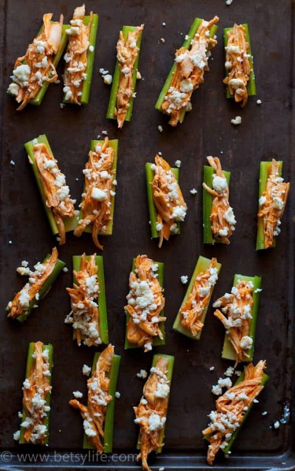 Healthy Buffalo Chicken and Celery Bites Betsy Life