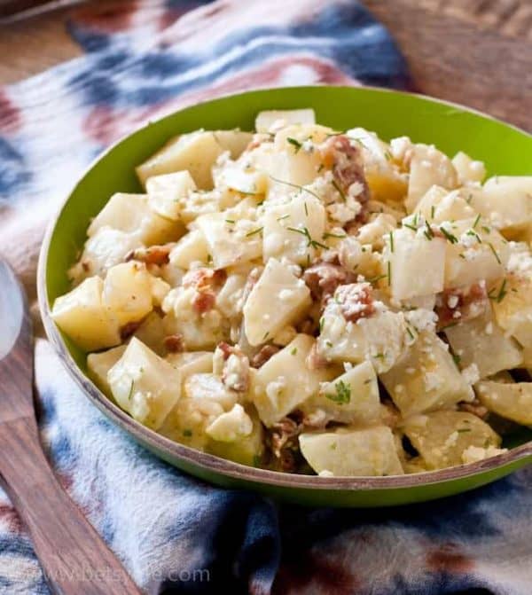 Bacon Potato Salad with Blue Cheese Betsylife