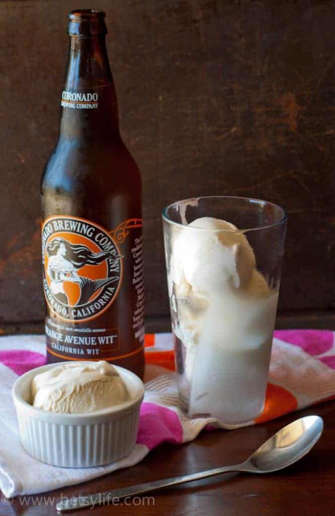 Beer & Ice Cream Creamsicle Float