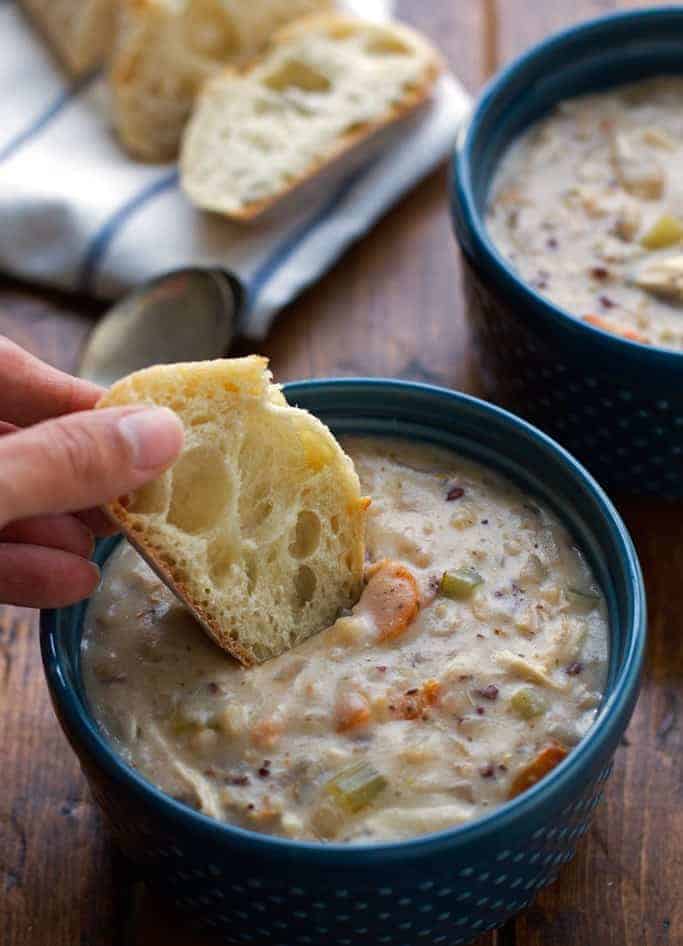 Slow Cooker Creamy Chicken and Wild Rice Soup and the Greatest Crock Pot Recipes Ever! 
