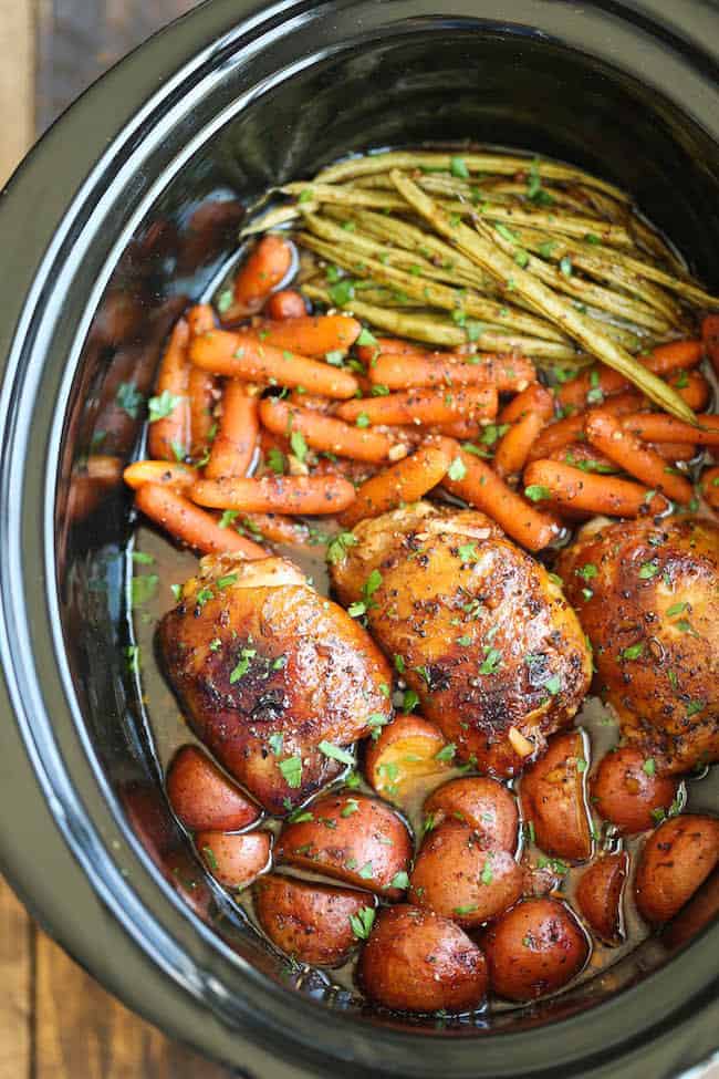 Slow Cooker Honey Garlic Chicken & Vegetables and the Greatest Crock Pot Recipes Ever! 