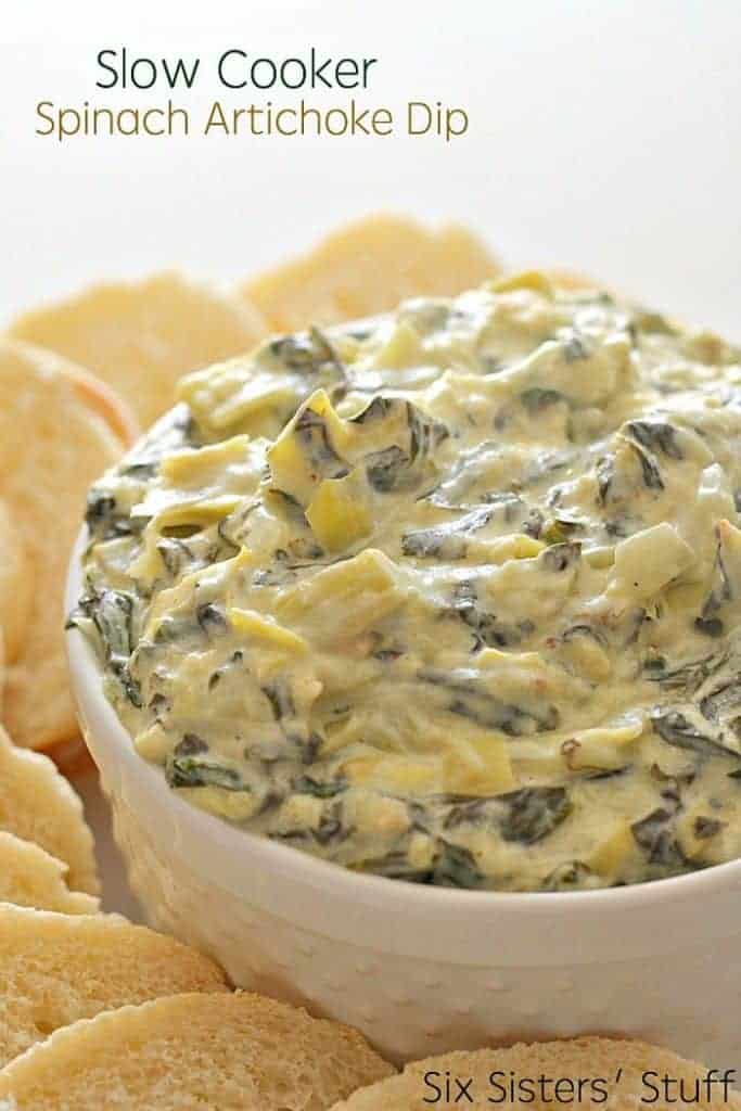 Slow Cooker Spinach Artichoke Dip and the Greatest Crock Pot Recipes Ever! 
