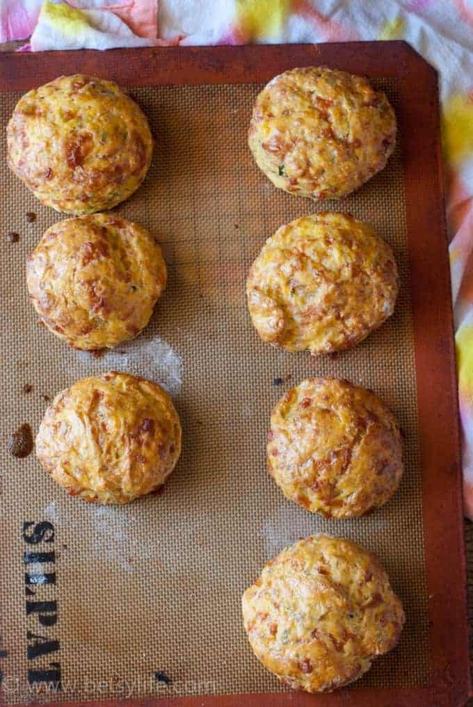 Butternut Squash and Bacon Biscuits