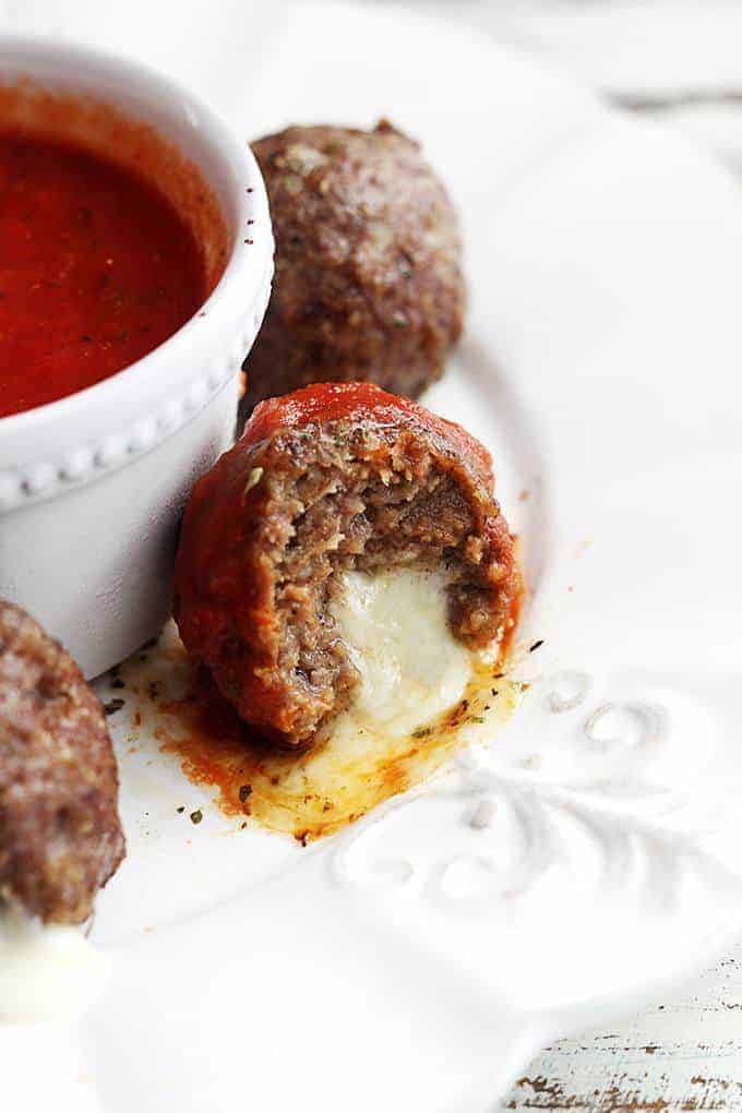 Slow Cooker Mozzarella Stuffed Meatballs and the Greatest Crock Pot Recipes Ever! 