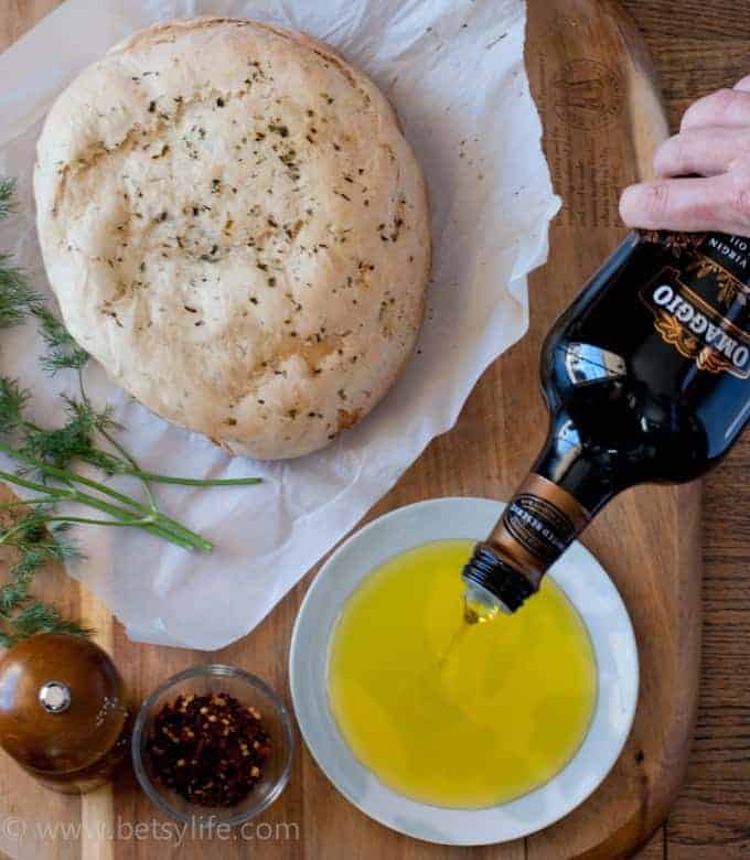 Olive Oil and Herb Crock Pot Bread 