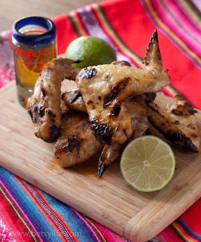 Tequila Lime Chicken Wings 