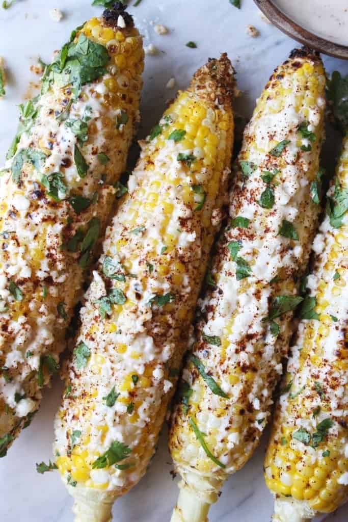 Grilled Mexican Street Corn 