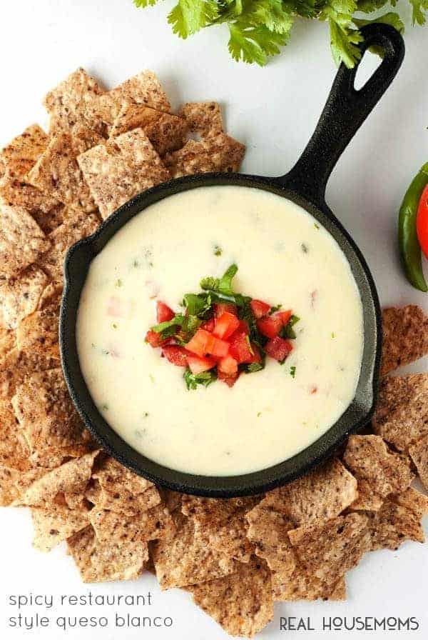 Spicy Restaurant Style Queso Blanco 