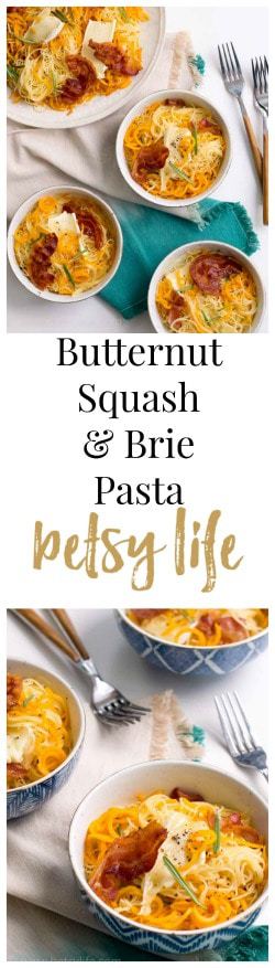 Butternut Squash Noodles with Brown Butter and Brie