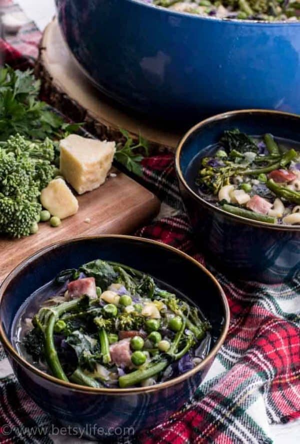 Get Your Greens Ham Hock Healthy Minestrone Soup Betsylife