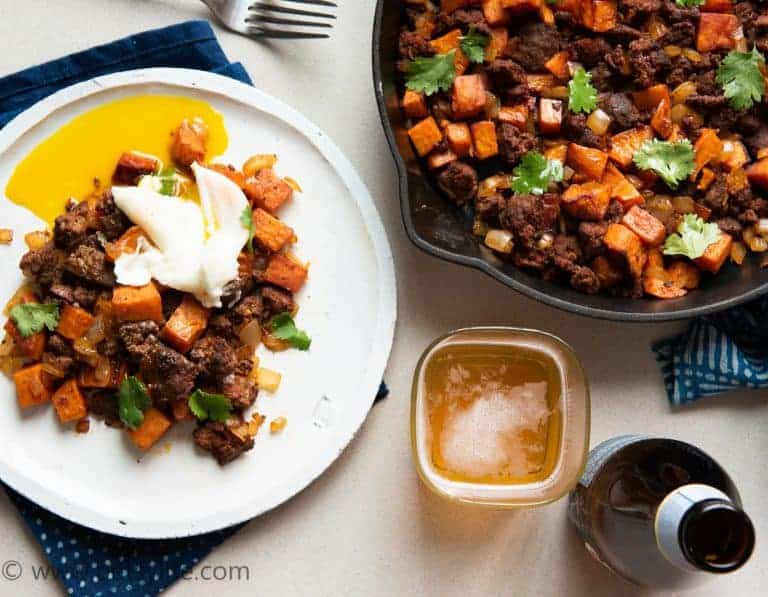 Easy Chorizo and Sweet Potato Hash Betsy Life