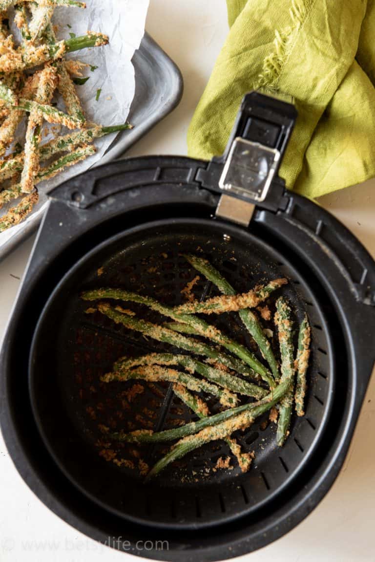 Air Fryer Garlic Parmesan Green Beans Betsylife